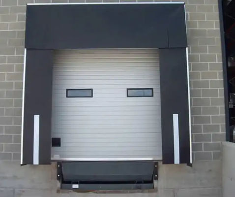 Bảo vệ khỏi các yếu tố Hệ thống tải điều chỉnh Dock Door Shelter with PVC Plastic Rubber Function Car Docking Shelter