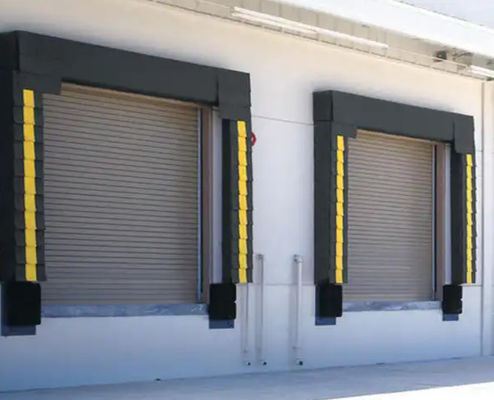 Đen có thể kéo lại chống nghiền nát Dock bền PVC cơ khí đệm nhiệm vụ Thép cấu trúc công nghiệp điều chỉnh Inflatable cách nhiệt kín kín thấm thấm Dock Shelter với tùy chỉnh theo yêu cầu
