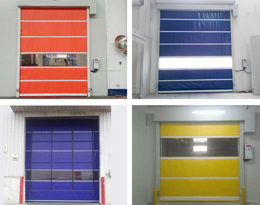 Tốc độ cao PVC cuộn lên cửa cửa nhanh 304 thép không gỉ vật liệu hoạt động thủ công cách điện