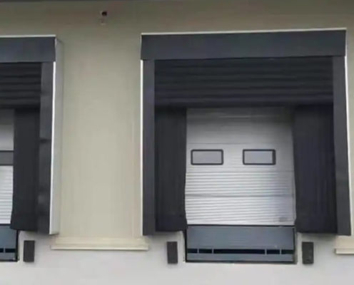 Công nghiệp Soft Side Mechanical Durable Fabric PVC tùy chỉnh màu sắc điều chỉnh Loading System Dock Door Shelter cho xe tải