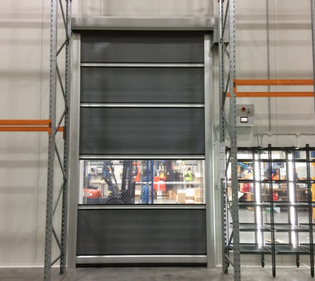 Chất liệu thép không gỉ 304 Khóa cửa nhanh PVC cao tốc hiện đại
