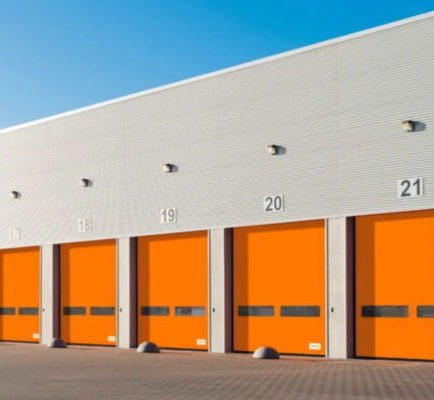 Tùy chỉnh tốc độ cao PVC Roll Up Rapid Shutter Zipper Door 304 Stainless Steel vật liệu cho an toàn