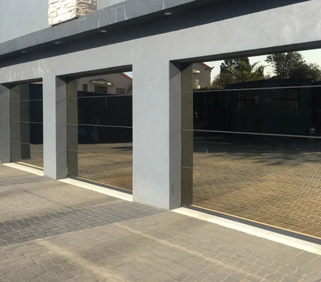 Khóa cửa nhà để xe được tùy chỉnh thương mại bằng kính kính đôi với độ kín nước lớp 3 và thủ công hoặc tự động