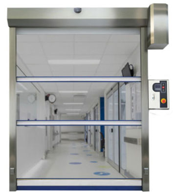 Bảo trì thấp Kháng khí hậu Tốc độ cao PVC Cuộn lên cửa cửa nhanh 304 thép không gỉ