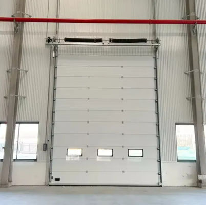 Trạm cứu hỏa Công nghiệp thương mại phần trên cửa giảm tiếng ồn Màu trắng tự động hình thành