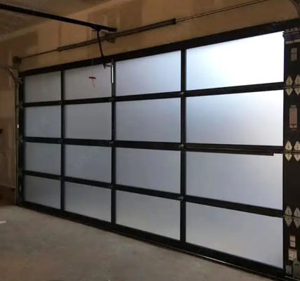 Full View Cửa nhà để xe khu vực tùy chỉnh độ kín nước lớp 3 hợp kim nhôm trong suốt