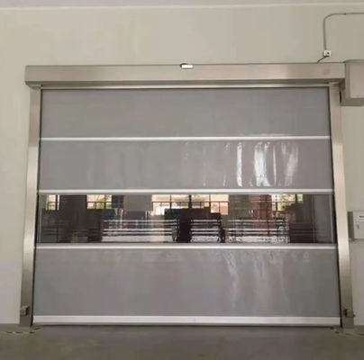 Tùy chỉnh cao tốc PVC cuộn lên cửa cửa nhanh 304 thép không gỉ hoạt động tự động