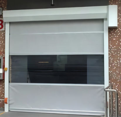 Tùy chỉnh cao tốc PVC cuộn lên cửa cửa nhanh 304 thép không gỉ hoạt động tự động