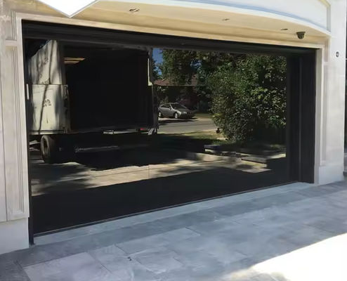 Cửa nhà để xe cao độ an toàn độ kín nước lớp 3 cửa nhà để xe cắt xuyên suốt với hiệu suất vật liệu thủy tinh
