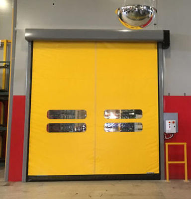 Lưu trữ lạnh Tốc độ cao PVC Cuộn lên cửa sổ nhanh Zipper Door 304 vật liệu thép không gỉ cách nhiệt Có và thủ công / tự động