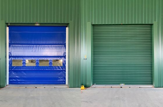 Giá xuất xưởng Cửa cuốn tốc độ cao PVC vận hành thủ công/tự động trong nhà xưởng/nhà máy công nghiệp nhanh chóng, vật liệu thép không gỉ 304
