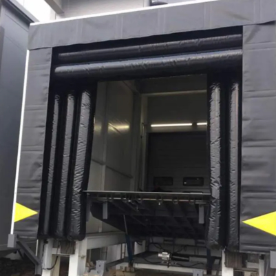 Modern Wear-resistant Cord Fabric Adjustable Loading System Dock Door Shelter Retractable Tunnel Dock Seal Tự động PVC Rite-hit Loading Dock Shelter