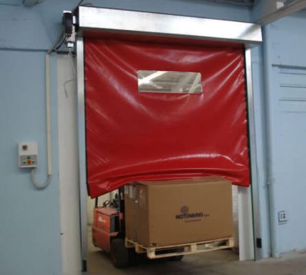 An ninh cao tốc độ cao PVC cuộn lên cửa cửa nhanh 304 vật liệu thép không gỉ tùy chỉnh cho và hiệu suất