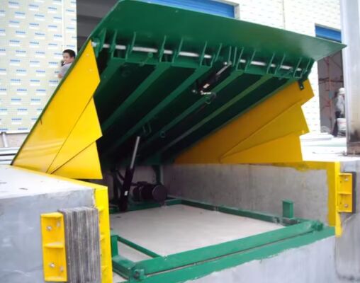 Chuỗi an toàn Bấm nút điều khiển Dock Door Levelers Workshop Dock Plate tự động Dock Door Levelers
