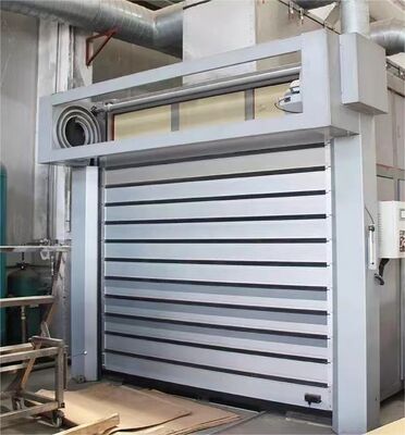 PLC điều khiển nhôm chất lượng cao công nghiệp cửa xoắn ốc tốc độ cao thông minh bên ngoài xoắn ốc cửa nhanh nhôm cửa nhanh lăn