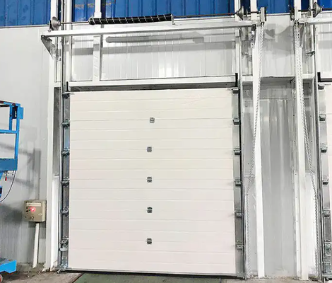 Cửa Cuốn Thương Mại Tầm Cao Cửa Phòng Cháy Chữa Cháy Cửa Cuốn Công Nghiệp Tiêu Chuẩn Tùy Chỉnh Tự Động Dập Khuôn Chống Thời Tiết