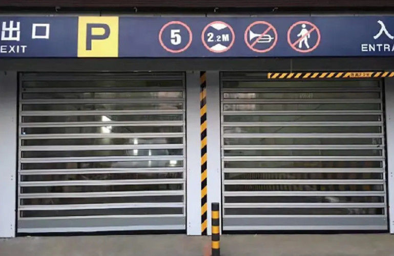 Aluminium minh bạch cao tốc độ cửa xoắn ốc hiệu quả an toàn cho nơi làm việc bận rộn công nghiệp nhiệt cách nhiệt