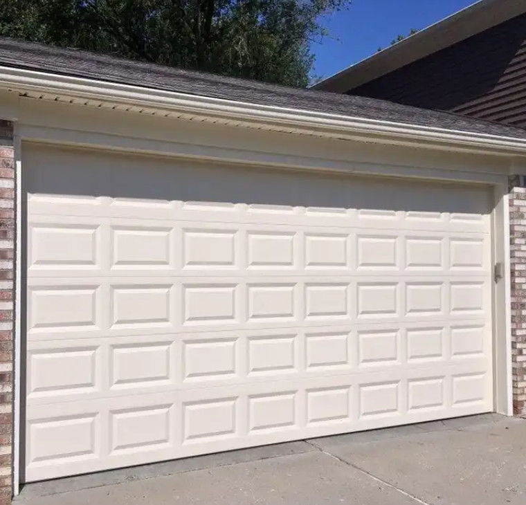 Cửa khớp ô tô cách ly với bột phủ kết thúc / Vinyl Weatherstripping Modern Steel Sectional Garage Doors
