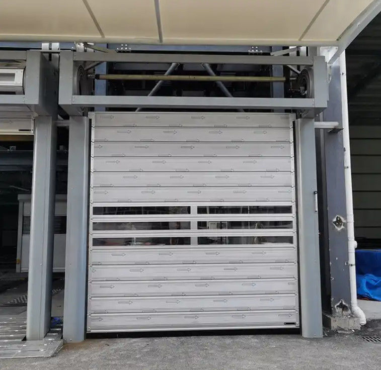 Hợp kim nhôm 0,8m / s Tốc độ mở và đóng Nhà máy sản xuất cửa trập cửa tốc độ cao
