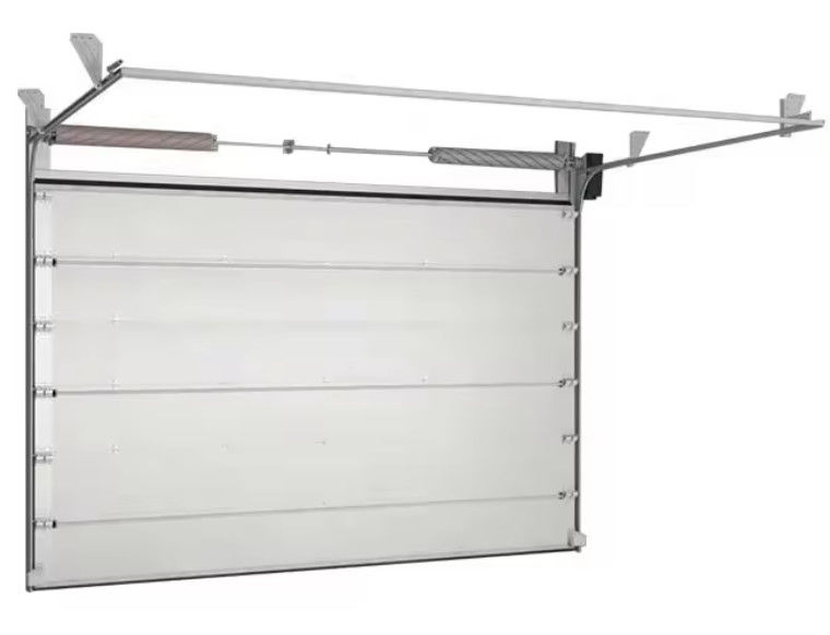 An ninh White Steel Overhead Sectional Door Isolated Manual/Automatic Operation bán buôn Modern Electric