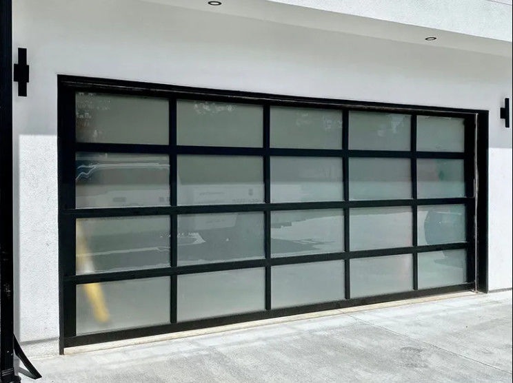 Cửa phần bằng hợp kim nhôm chống âm với kính kính kép và bề mặt phủ bột