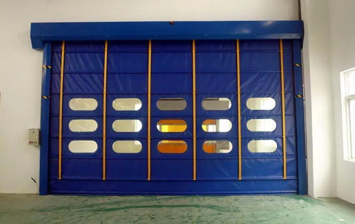 Cửa cuộn nhanh bằng thép hạng nặng với cài đặt dễ dàng và tăng cường an ninh cửa cuộn gấp nhanh