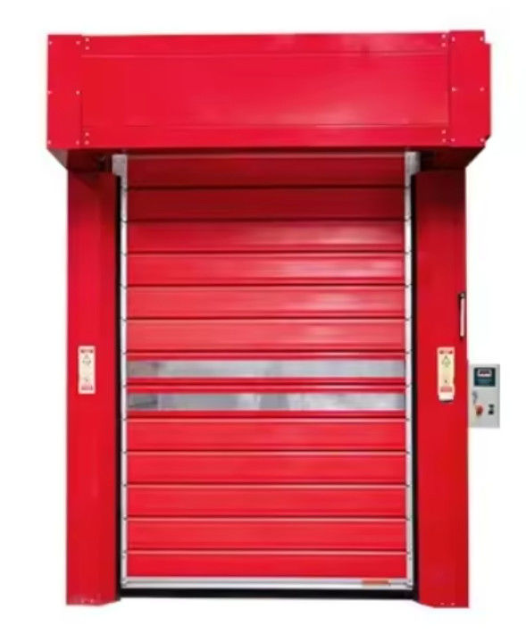 Cửa xoắn ốc cao tốc nhôm với hệ thống điều khiển PLC 0.75KW Điện lực động cơ