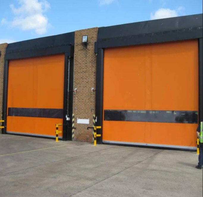 Bộ cảm biến tự động Đồng hợp kim nhôm thép không gỉ PVC đường dẫn cửa cuộn nhanh với cách điện và an toàn vượt trội