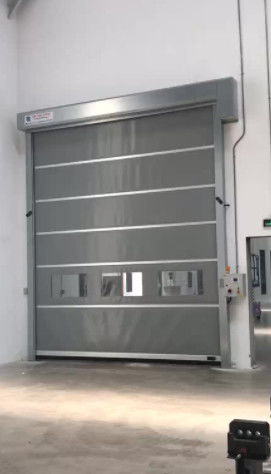Giảm tiếng ồn Tốc độ cao PVC Cuộn lên cửa cửa nhanh 304 thép không gỉ chống thời tiết