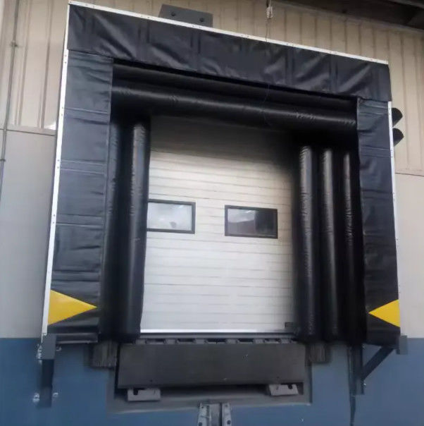 Công nghiệp Soft Side Mechanical Durable Fabric PVC tùy chỉnh màu sắc điều chỉnh Loading System Dock Door Shelter cho xe tải