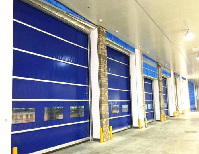 Ưu tiên cao tốc PVC cuộn lên cửa cửa nhanh 304 thép không gỉ với cách điện