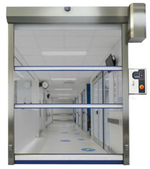 Bảo trì thấp Kháng khí hậu Tốc độ cao PVC Cuộn lên cửa cửa nhanh 304 thép không gỉ