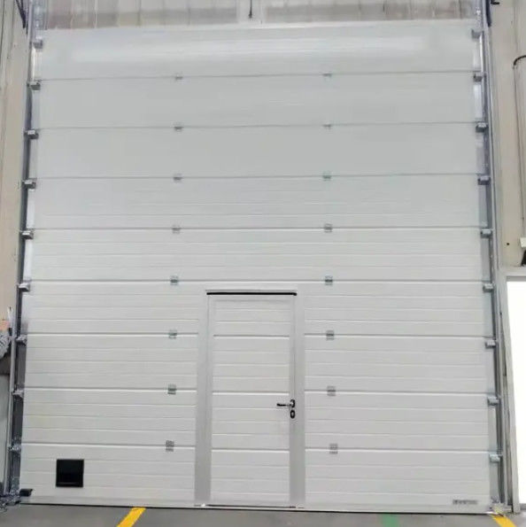 Modern Aluminum Insulated Sectional Overhead Warehouse Door Industrial Garage Tự động mở phong cách điều khiển từ xa hoàn thành