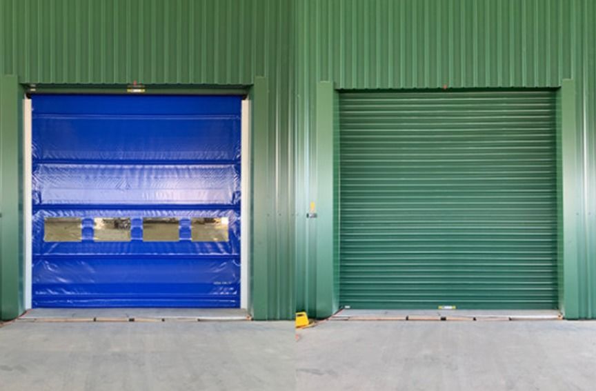 Giá xuất xưởng Cửa cuốn tốc độ cao PVC vận hành thủ công/tự động trong nhà xưởng/nhà máy công nghiệp nhanh chóng, vật liệu thép không gỉ 304