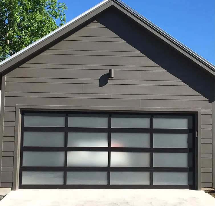 Độ kín nước lớp 3 Kính trong suốt cửa ngăn garage hướng dẫn hoặc tự động mở cửa ngăn kiểu