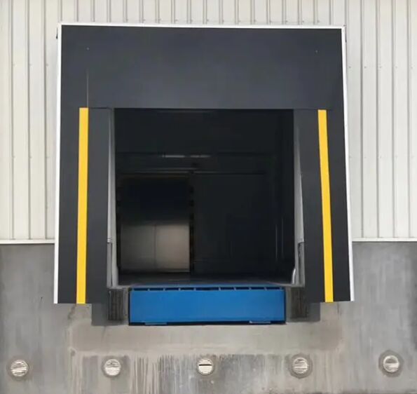 Chỗ trú ẩn bến cảng xốp của nhà sản xuất bến cảng cửa công nghiệp Chỗ trú ẩn bến cảng tải cho môi trường hậu cần và kho cung cấp các giải pháp tải