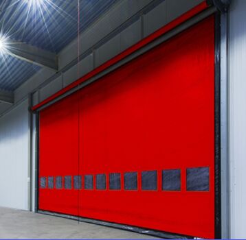 Tốc độ nhanh tự động Tốc độ cao PVC Cuộn lên cửa cửa nhanh 304 thép không gỉ Tốc độ Rolling Tủ lạnh cửa cửa kho lạnh